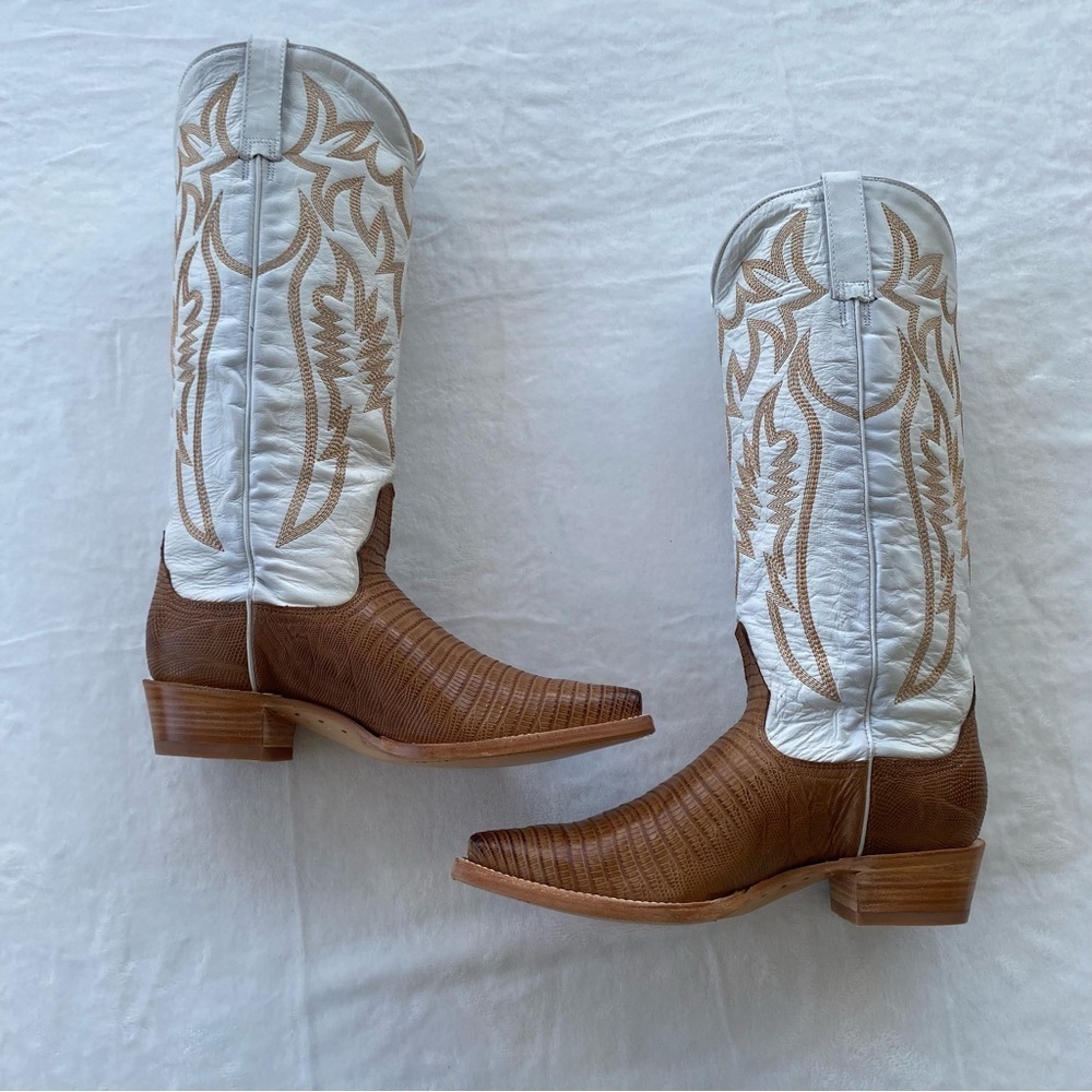 NWT Women's Stetson Toni Boots- Teju Lizard - Picture 3 of 12